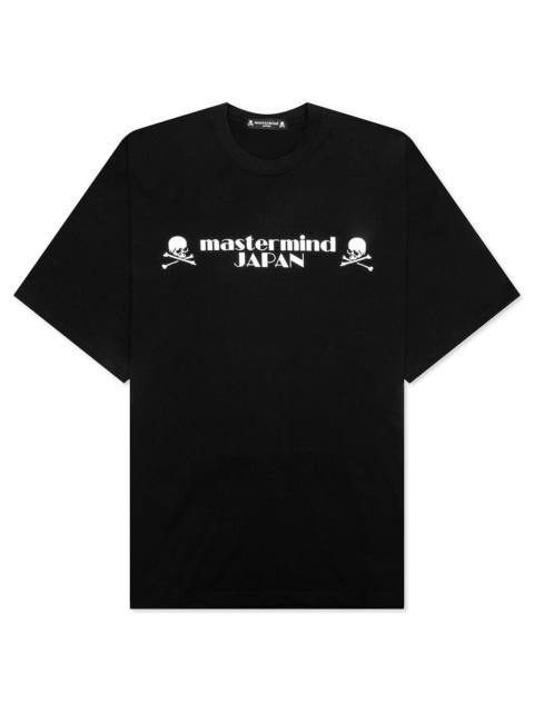 mastermind JAPAN BOXY POP LOGO TEE - BLACK