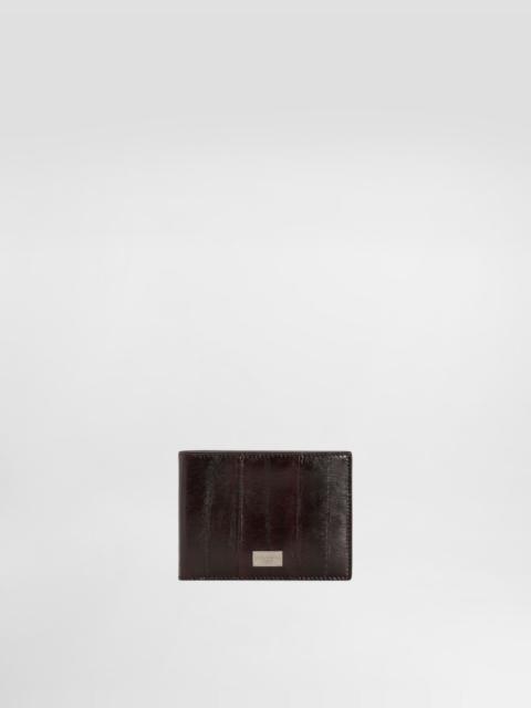 Dolce & Gabbana Eel leather wallet