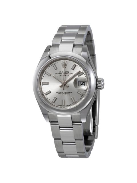 ROLEX Rolex Lady Datejust Automatic Silver Dial Ladies Oyster Watch 279160SSO