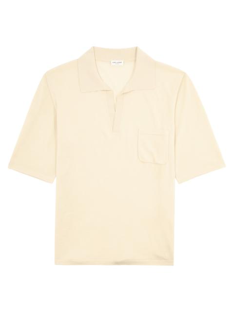 SAINT LAURENT Wool polo shirt