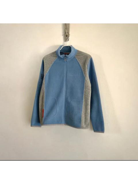 Prada Prada vintage 00s red label color-blocked fleece jacket