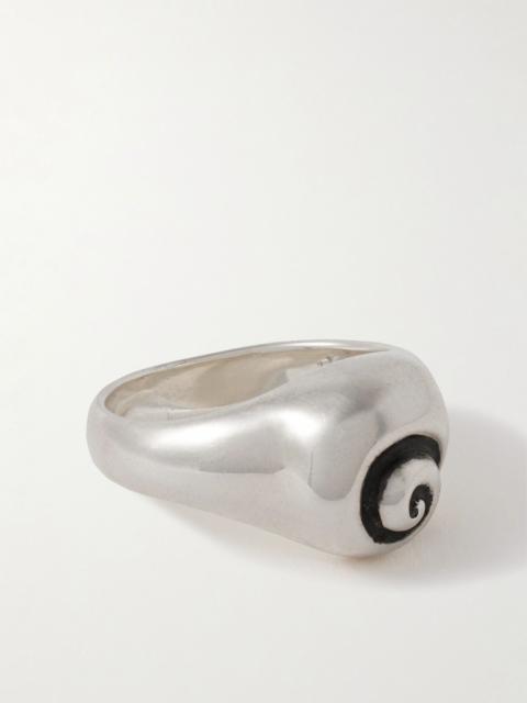 Sophie Buhai Small Nautilus silver ring Silver