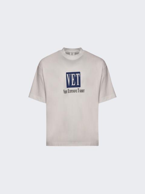 VETEMENTS Vet Cropped Boxy Tee White