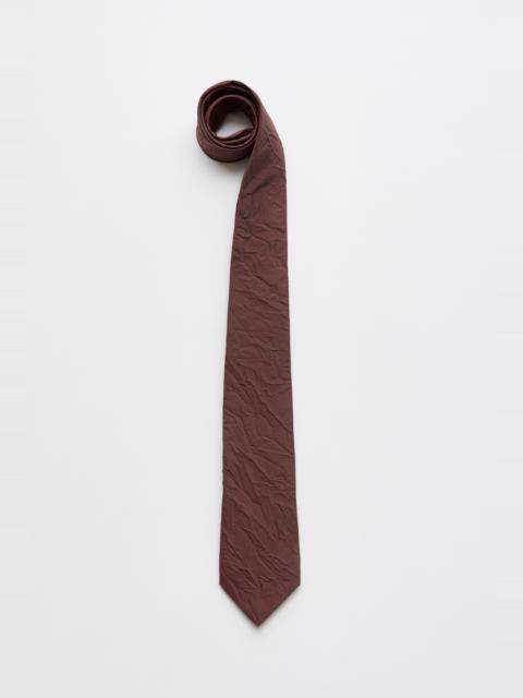 Our Legacy Tie Shining Cherry Crinkle Solaro