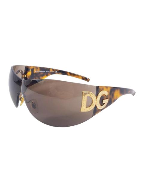 Dolce & Gabbana Men's Brown and Gold Sunglasses