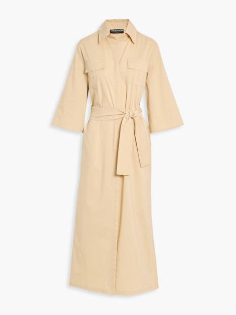 Other Designers Erdid cotton-blend poplin maxi shirt dress