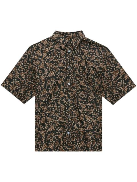 Isabel Marant floral-print short-sleeve shirt