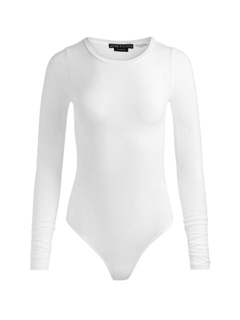 Alice + Olivia HOTTIE LONG SLEEVE BODYSUIT