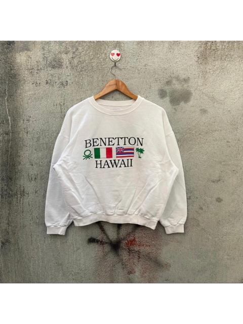 Other Designers Vintage 90s benetton hawaii sweatshirt pullover