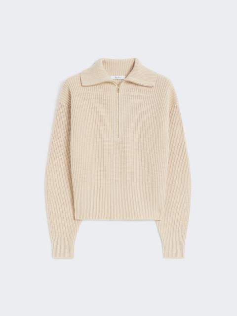 Max Mara NADAR Wool and cashmere jumper with zip