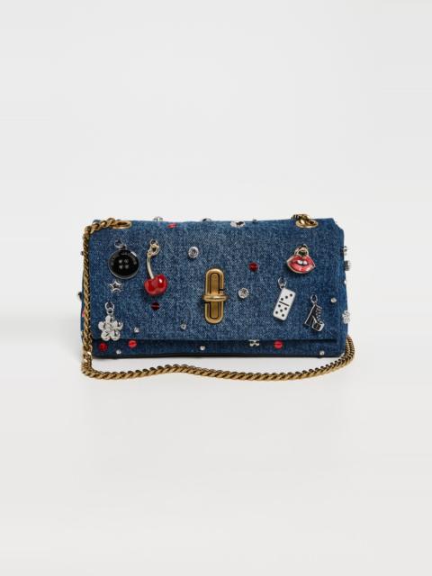 Marc Jacobs The Trinket Charm Denim Dual Chain Mini Bag