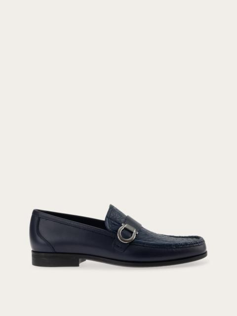 FERRAGAMO Loafer with Gancini ornament