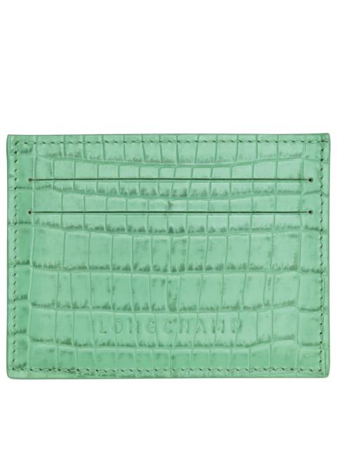 Longchamp Longchamp Pocket Card holder Mint - Leather