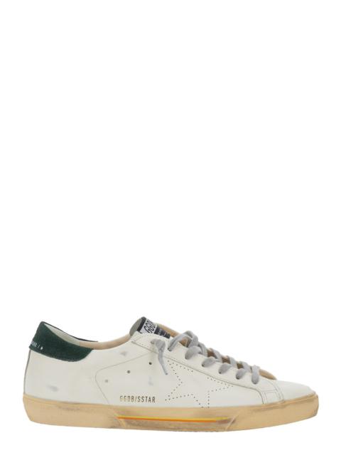 Golden Goose Golden Goose Men 'Superstar' White Low Top Sneakers With Contrasting Heel And Logo Patch On The Tong
