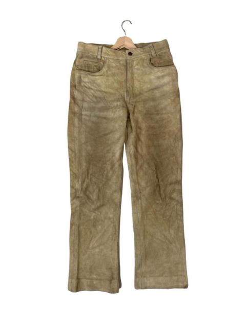Other Designers Vintage B.B.H Cow Skin Genuine Suede Leather Pants