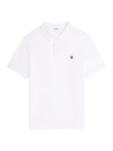 CELINE Celine Men Cotton Piqué Jersey Polo