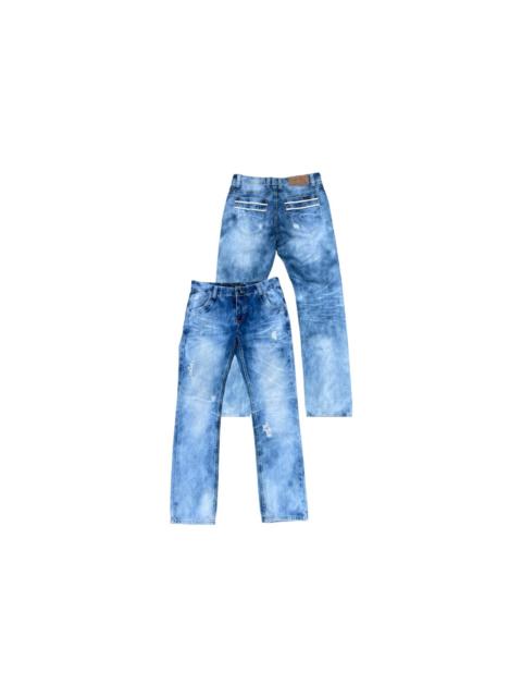 Takeshy Kurosawa Japanese Distressed Ripped Jeans 32x31