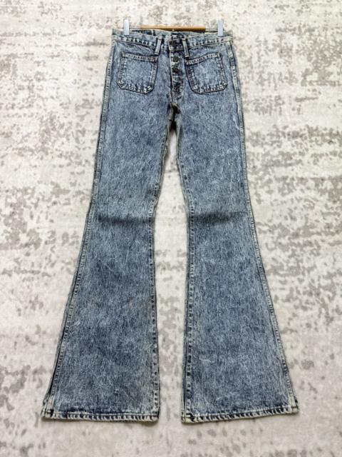 Hysteric Glamour Vintage Big John Acid Wash Flare Jeans Bell Bottom Denim