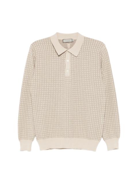 Canali KNITTED POLO SHIRT