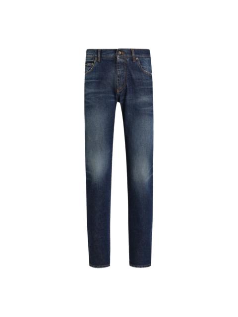 Dolce & Gabbana Dolce & Gabbana Blue Denim - Regular & Straight-Leg Jeans Men