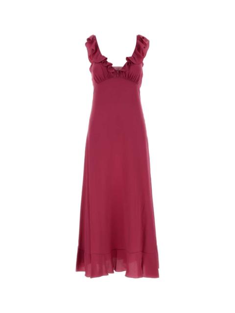 Chloé Chloe Women Tyrian Purple Crepe Dress