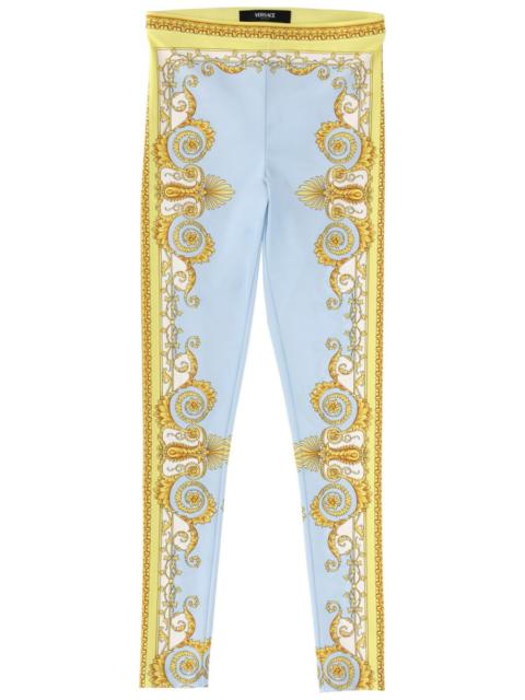 VERSACE LEGGINGS WITH BAROQUE PRINT