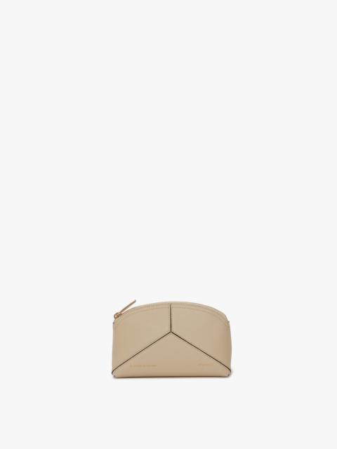 Victoria Beckham Exclusive Victoria Mini Wash Bag In Ivory Leather
