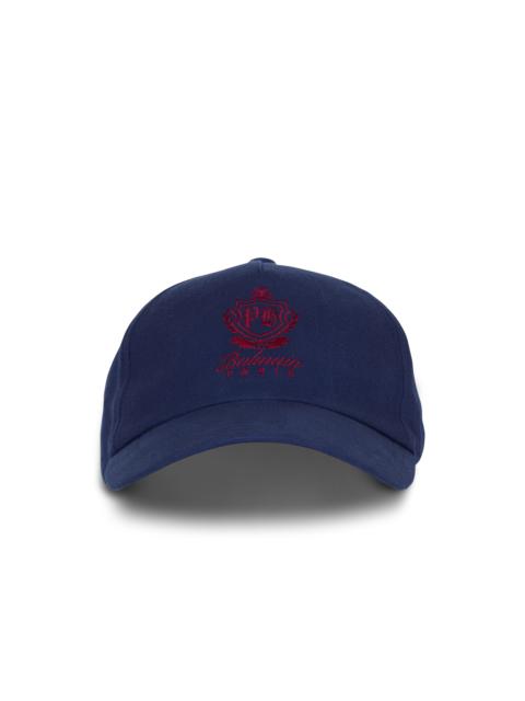 Balmain Cotton College Emblem cap