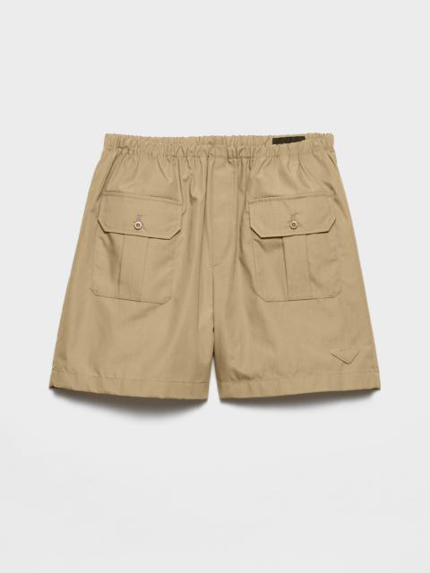 Prada Cotton poplin Bermudas