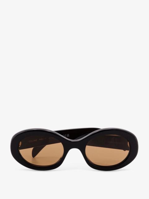 CELINE Celine Triomphe Acetate Sunglasses