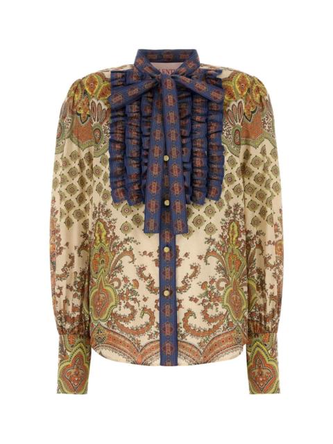 Valentino Valentino Garavani Women Printed Muslin Shirt