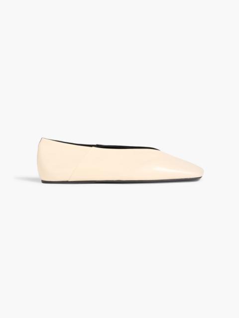 Jil Sander Two-tone leather ballet flats
