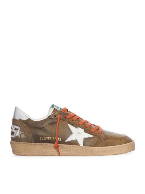 Golden Goose Golden Goose Deluxe Brand Men Ball-Star Sneakers In Suede With Contrast Laces