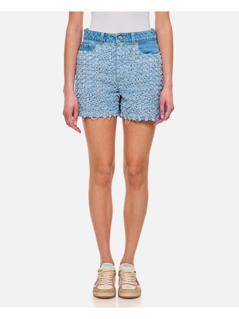 Stella McCartney Stella Mccartney Women Boucle Denim Short