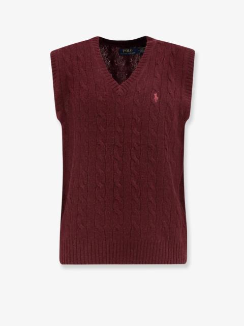 Other Designers Polo Ralph Lauren Cable Knit Wool And Cashmere Vest
