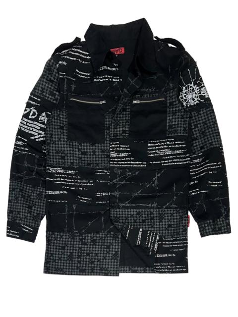 Other Designers Rockers - Seditionaries Japan brand Mad Punk Bondage Patchwork Shirt