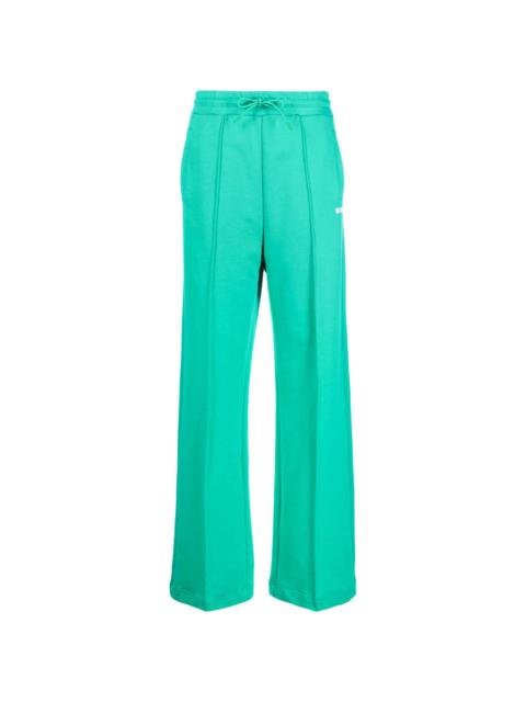 MSGM logo-print cotton track pants