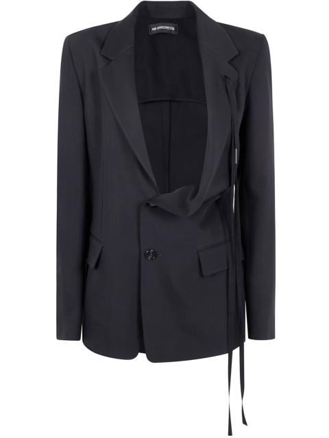 Ann Demeulemeester Ann Demeulemeester Women Disa Light Asymmetric Deconstructed Jacket