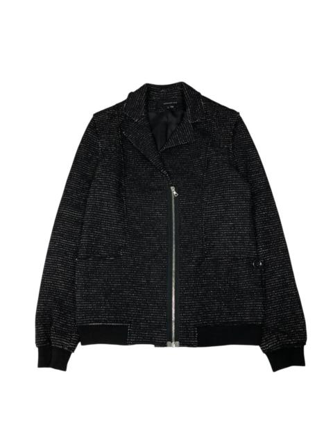 Alexander Wang 🔥ASYMETRICAL ZIPPER WOOL BOMBER JACKET ALEXANDER WANG