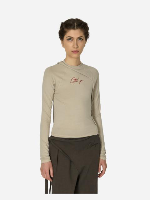 OTTOLINGER Deconstructed Fitted Longsleeve Top Sand