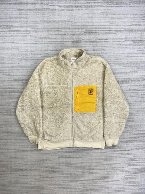 Other Designers GU × Pokemon × Vintage - Vtg Gu X Pokemon Retro Style Zipper Sherpa Jacket