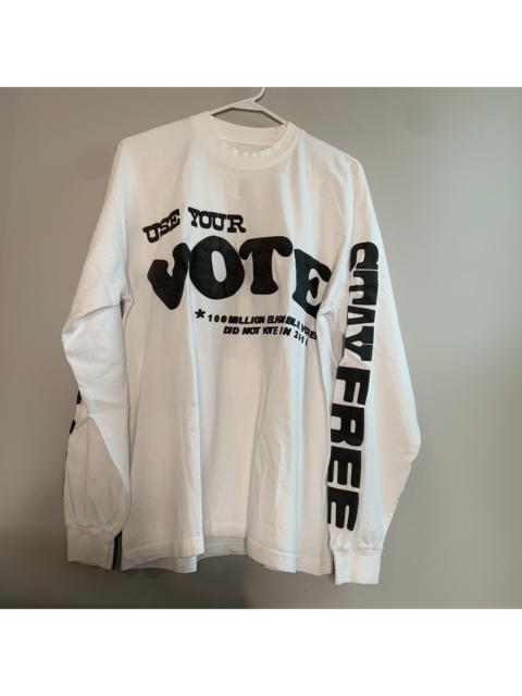 Other Designers Cactus Plant Flea Market - CPFM When We All Vote Long Sleeve Shirt M Dover Street