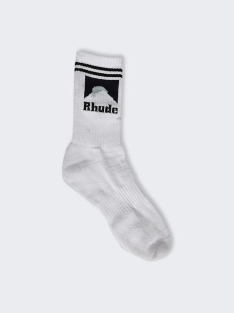 Rhude Moonlight Sock White And Navy