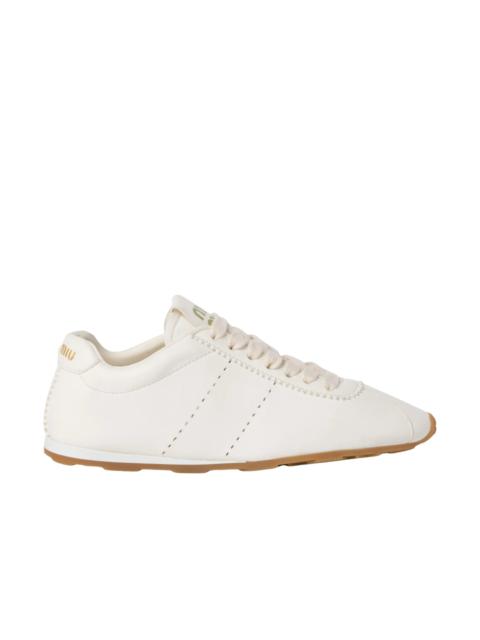 Roger Vivier Plume Leather-trimmed Sneakers