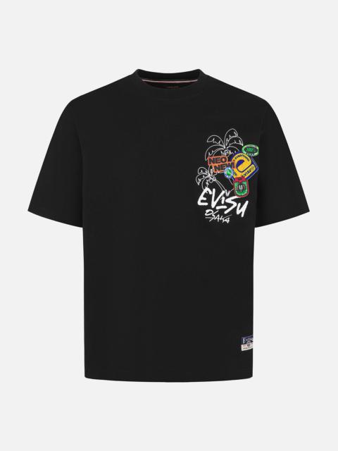 EVISU Sticker Godhead Loose Fit T-shirt