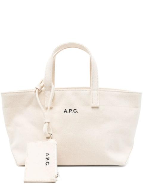 A.P.C. A.P.C. Women "Le Drummer Toile" Small Tote Bag
