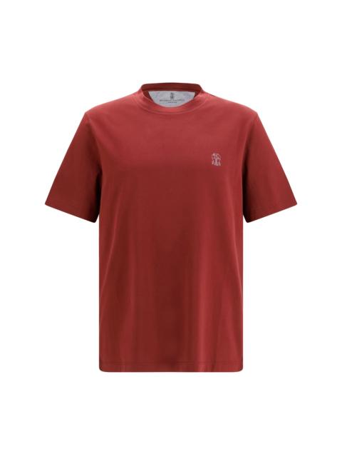 Brunello Cucinelli Brunello Cucinelli Logoed T-shirt Lava Grey