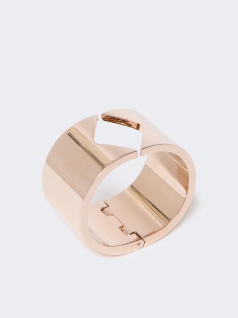 Max Mara MSIGNCUFF M Sign metal bangle