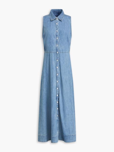 VERONICA BEARD Fuller denim midi shirt dress