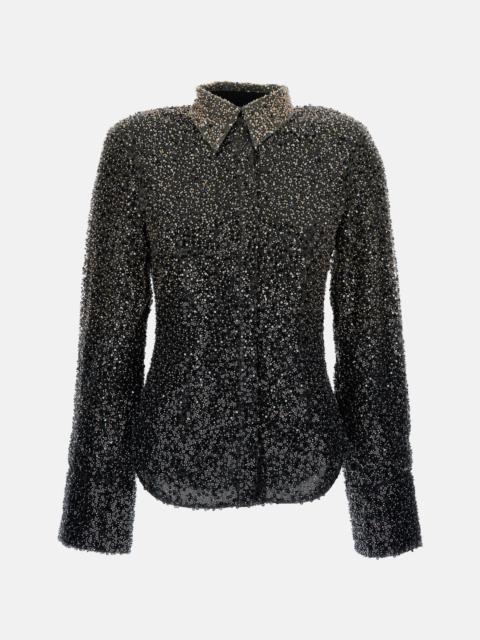 ROTATE Rotate Women Beaded Shirt